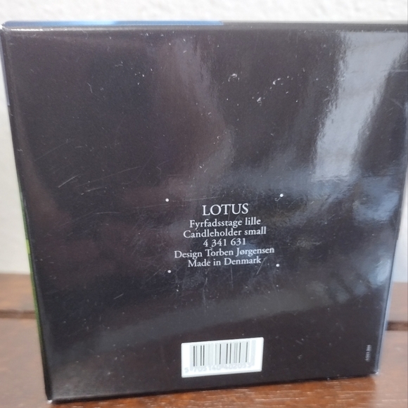 Royal Copenhagen Crystal Lotus Flower Tealight Candle Holder made in Denmark - Picture 7 of 8